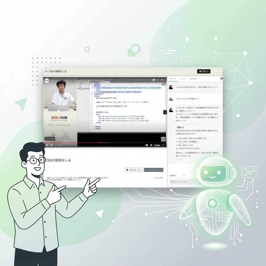 AI Learning System Interface